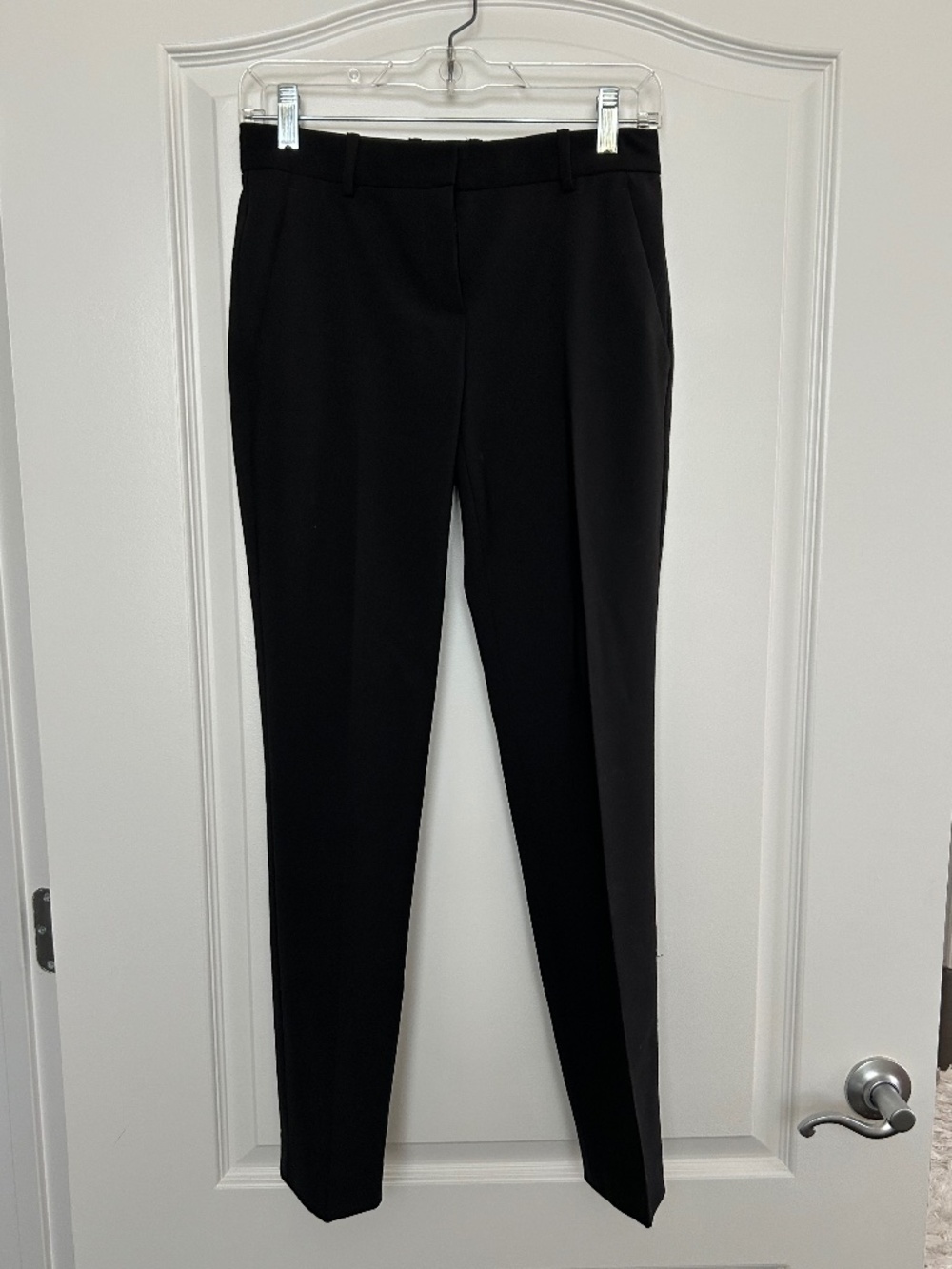 Theory straight leg black dress pants, size 00